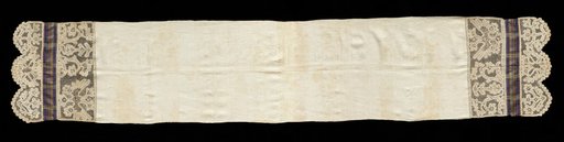 Towel with Lace Ends