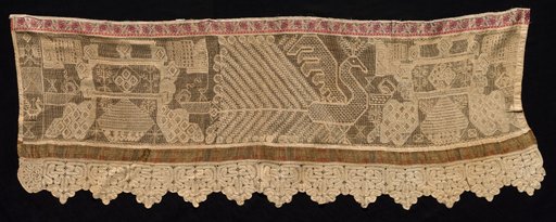 Border with Peacock Motif