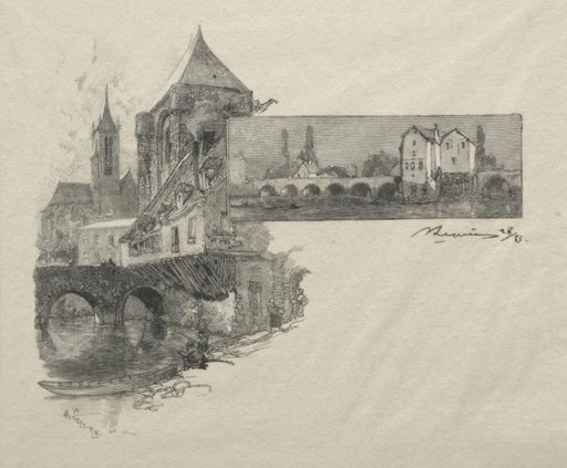 Moret - Le moulin à tan