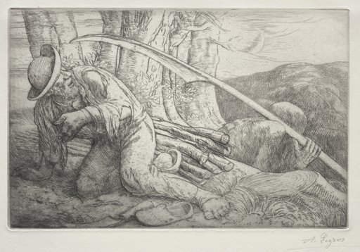 La Mort et le Bûcheron (5th Plate)