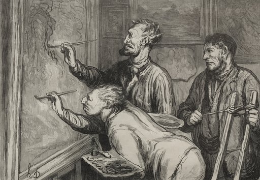 The Paintings Exhibition of 1868: Giving it the last touch