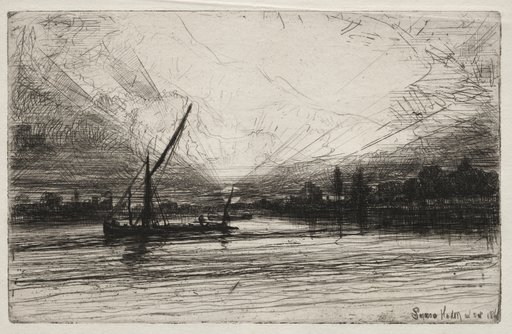 Sunset on the Thames
