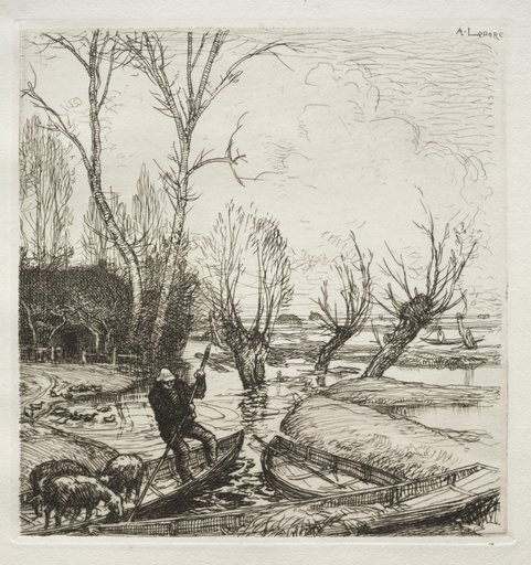 Au Marais Inondé: Le Bergère