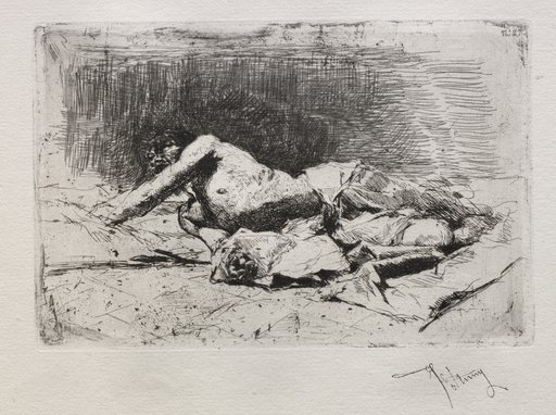 Man Rolling on the Ground