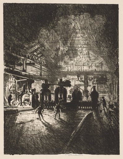 English War Work: In the Jaws of Death, Rolling Bars for Shells