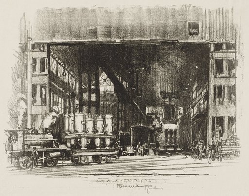 English War Work: The Urns, Casting Big Shells