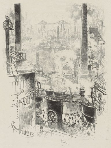 English War Work: From othe Tops of the Furnaces