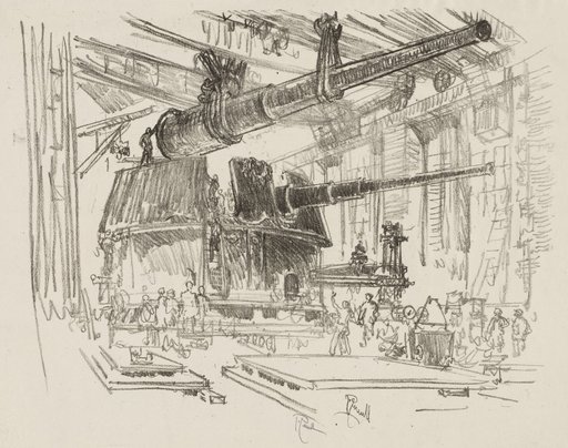 English War Work: Fitting Guns in Turrets