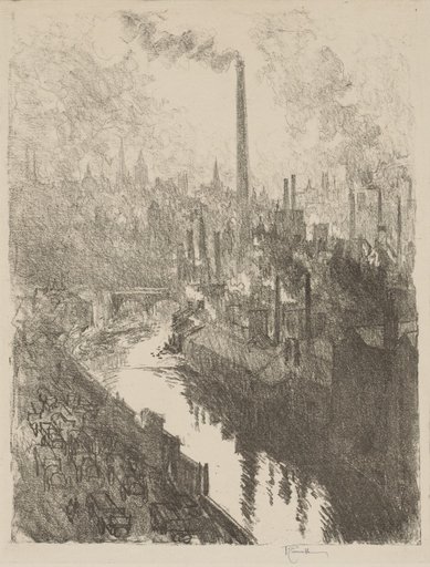 English War Work: The Great Chimney, The Motor Park