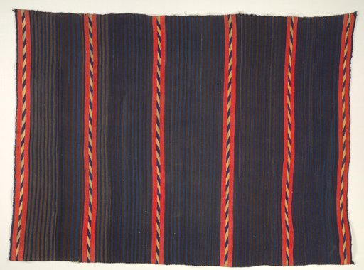 Wearing Blanket with Moki (Moqui) Stripes