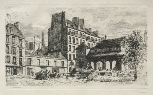 Marché aux veaux en demolition
