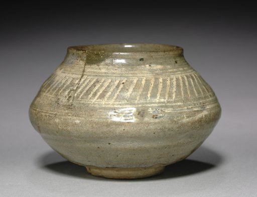 Jar with Stamped Decoration