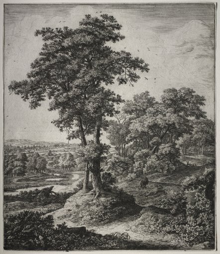Six large upright landscapes with scenes from the Old Testament: The Unfaithful Prophet of Judah