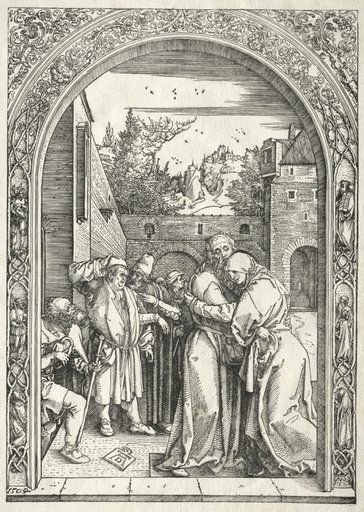 Life of the Virgin: Joachim and Anna Embracing under the Golden Gate