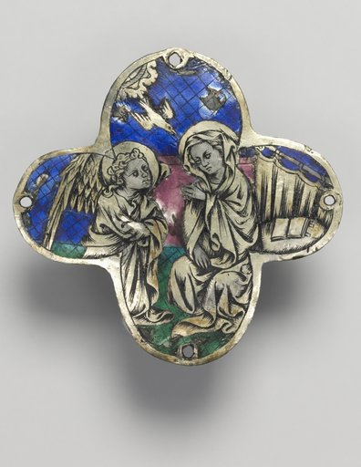 Quatrilobed Plaque: The Annunciation