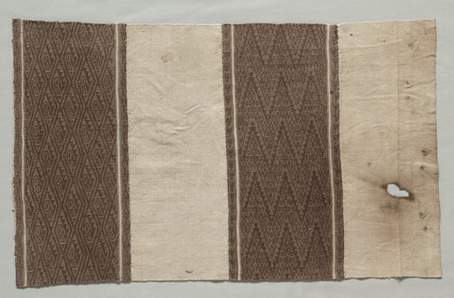 Fragment formed of Four Separate Fabrics Joined