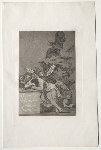The Sleep of Reason Produces Monsters, Plate 43