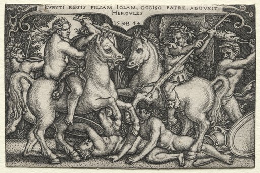 The Labors of Hercules: Hercules Abducting Iole
