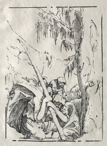 St. Christopher Crossing the Water with Christ on his Shoulders