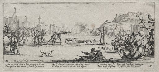 The Large Miseries of War: The Firing Squad