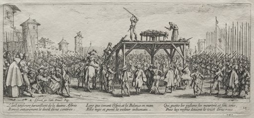 The Large Miseries of War: Execution on the Wheel