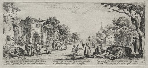 The Large Miseries of War: The Beggars and the Dying
