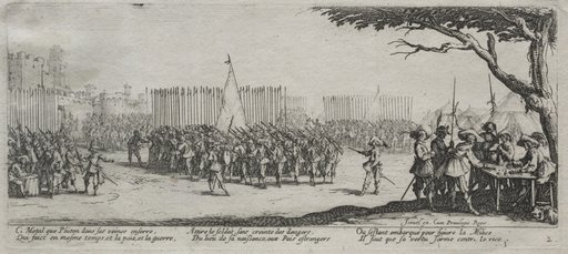 The Large Miseries of War: Enrollment of the Troops
