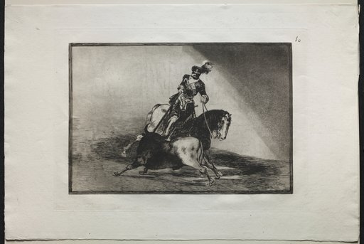 Bullfights: Charles V spearing a bull