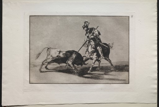 Bullfights: El Cid Campeador Spearing Another Bull