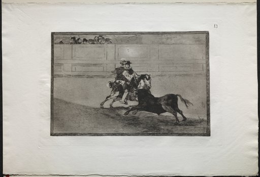 Bullfights: A Spanish Mounted Knight in the Ring Breaking Short Spears Without the Help of Assistants