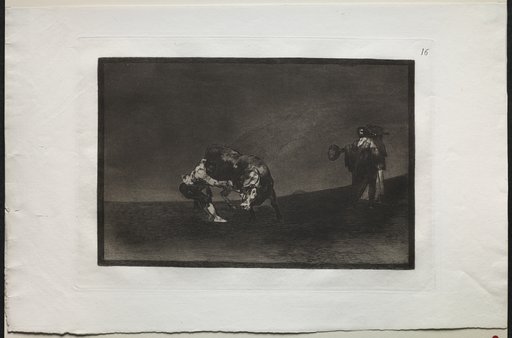 Bullfights: The Same Man Throws a Bull in the Ring at Madrid