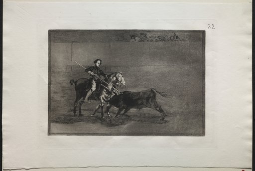 Bullfights: Manly Courage of the Celebrated Pajuelera in (the Ring) at Saragosa