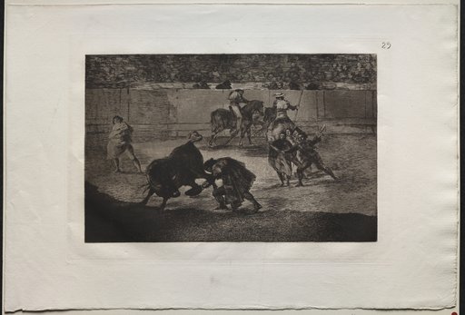 Bullfights: Pepe Illo Making the Pass of the "Recorte"