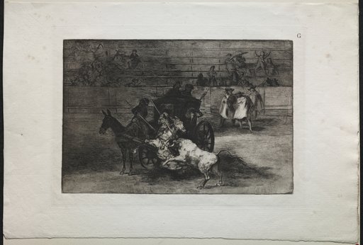 Bullfights: Fight in a Carriage Harnessed to Two Mules