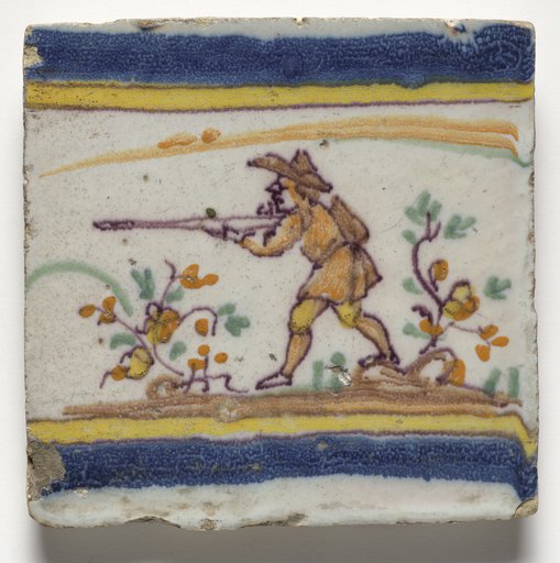 Wall Tile–Hunter with Rifle
