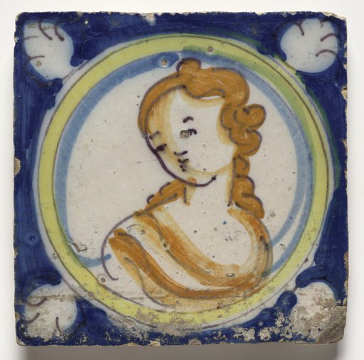Wall Tile–Female Bust