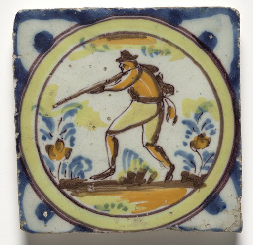 Wall Tile–Hunter with Rifle