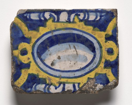 Wall Tile–Oval Medallion or Ornament