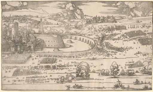 Siege of a Fortress: Right Portion