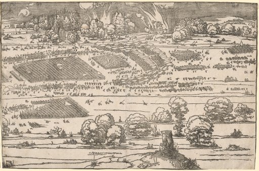 Siege of a Fortress: Left Portion