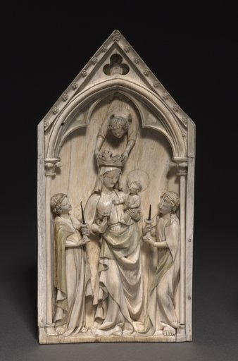 Plaque: The Virgin and Child with Angels