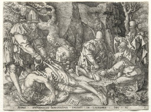 The Parable of the Good Samaritan: The Robbers Attacking the Travelers