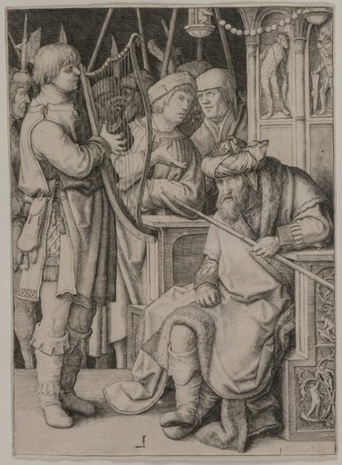 David Playing the Harp before Saul
