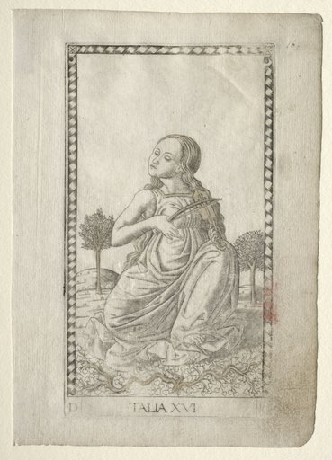 Thalia (comedy, pastoral poetry) (from the Tarocchi series D: Apollo and the Muses, #16)