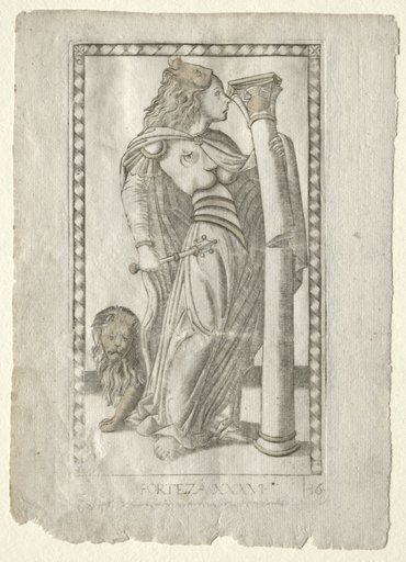 Forteza (from the Tarocchi, series B: Cosmic Principles & Virtues, #36)