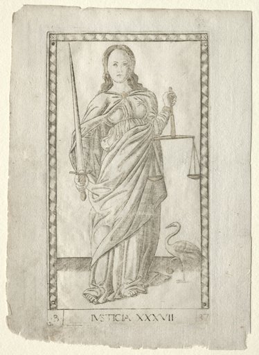 Justice (from the Tarocchi, series B: Cosmic Principles & Virtues, #37)