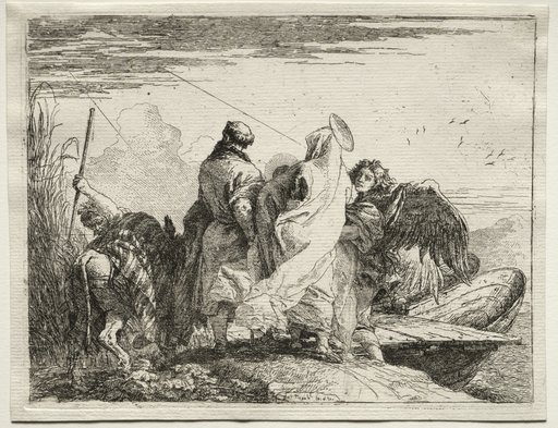 Flight into Egypt: The Holy Family Leaving the Shore