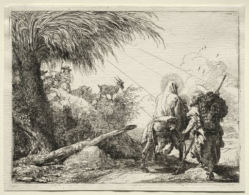 Flight into Egypt: The Holy Family and the Palm Tree