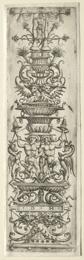 Ornament Fillet with Candelabre-Ornament