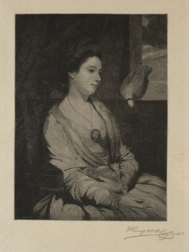 Girl with Doves